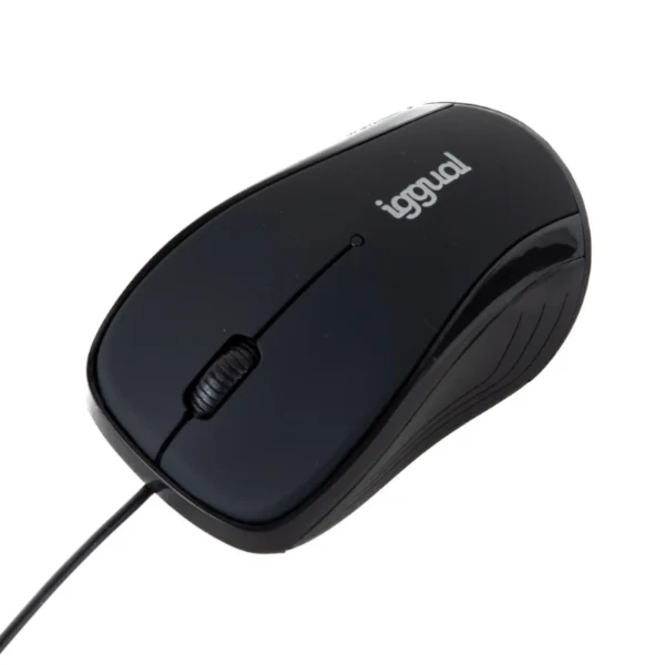 Ratolí óptic Iggual XS-KIDS-1600DPI negre - Imatge 4