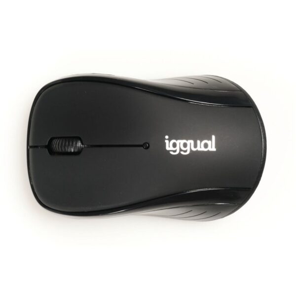 Ratolí  mini sense fil Iggual Wom-Basic negre - Imatge 2